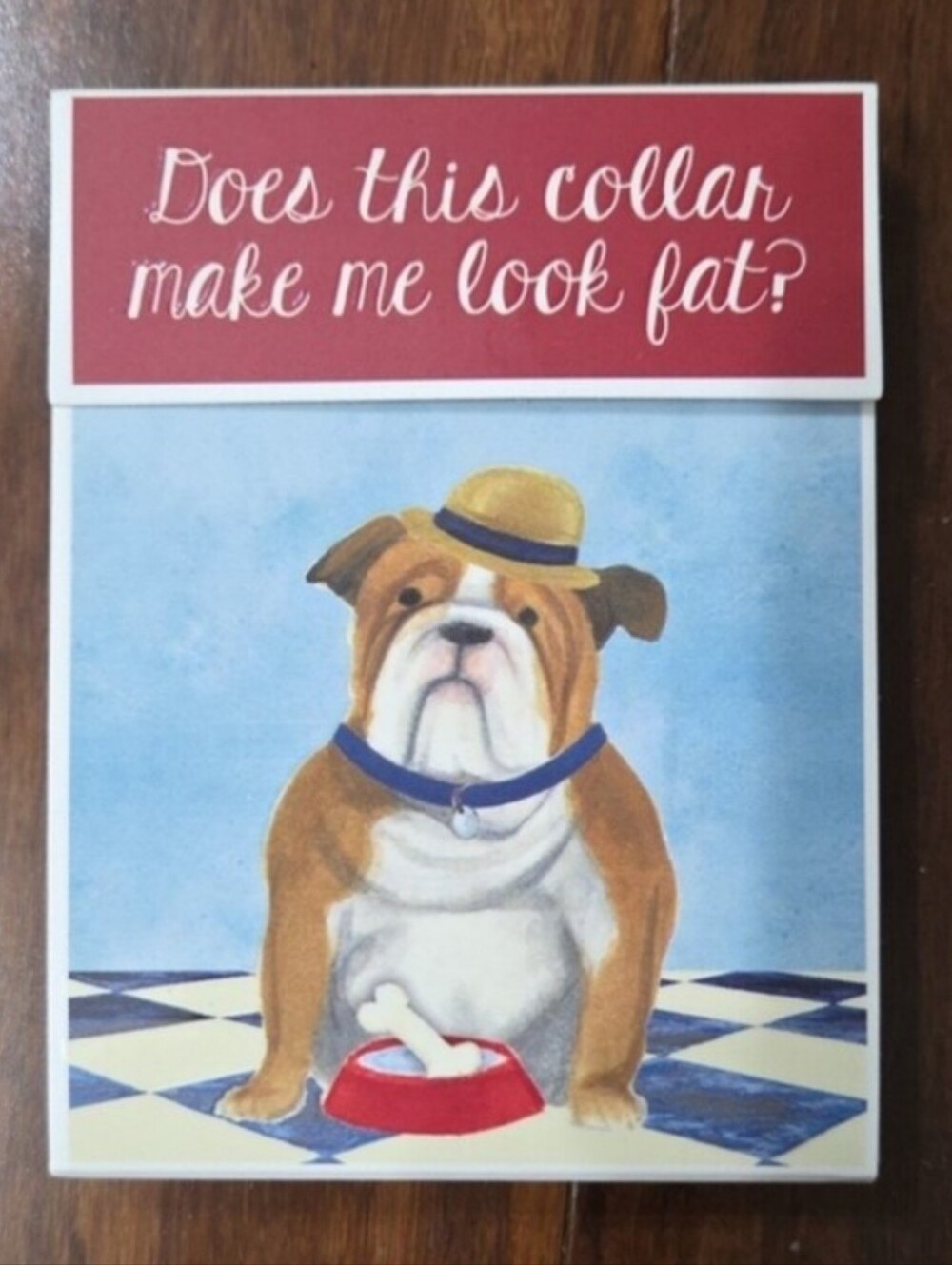 MOLLY & REX BULLDOG POCKET NOTEPAD